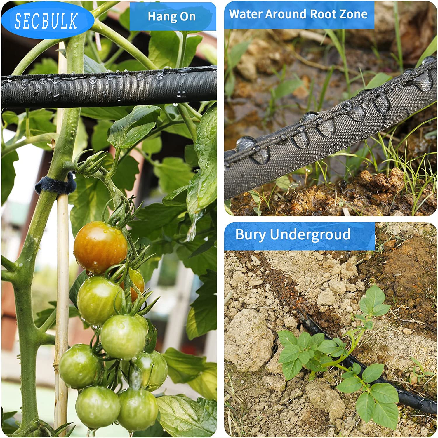 1000 Pcs Soaker Hose 50 ft for Garden