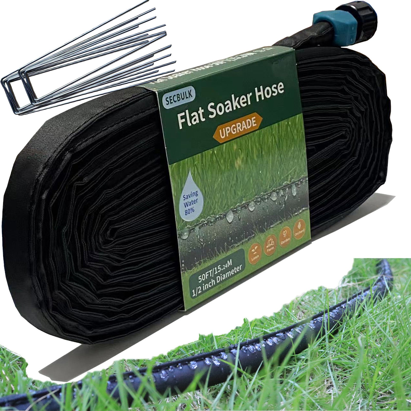 1000 Pcs Soaker Hose 50 ft for Garden